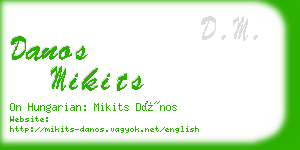 danos mikits business card